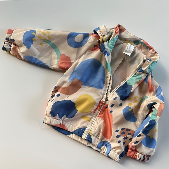 H&M Other - H&M Retro Baby Raincoat with Abstract Design
